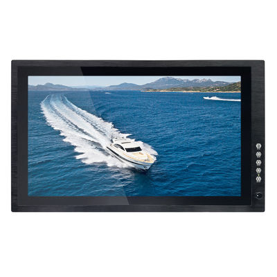 21.5 inci 1000nits Cahaya Matahari Membaca Optical Bonding Industrial Touch Screen Monitor Dengan Sensor Cahaya