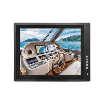 Visibilitas dan daya tahan yang ditingkatkan 19 Inch Full IP67 Waterproof Touch Monitor dengan Panel Optik