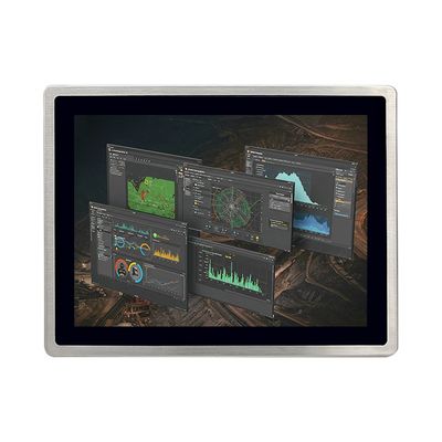 Panel Rugged All In One PC IP69K Waterproof Layar Sentuh Industri 15 Inch M12 Antarmuka