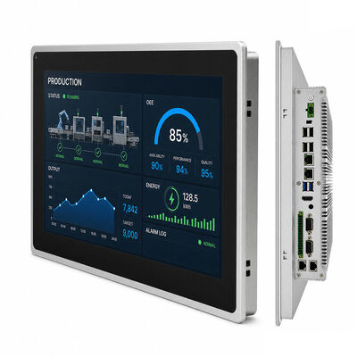 Harga yang pantas PC Panel Sentuh Tertanam dengan Kecerahan 1000 Nits, Tahan Air IP65 Depan, dan Rentang Suhu Luas -20°C hingga 70°C untuk Aplikasi Industri on line