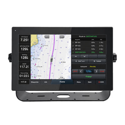 Harga yang pantas 1500 Nits Kecerahan IP67 Waterproof Marine Monitor dengan 10-Point Capacitive Touchscreen untuk Garmin LiveScope on line