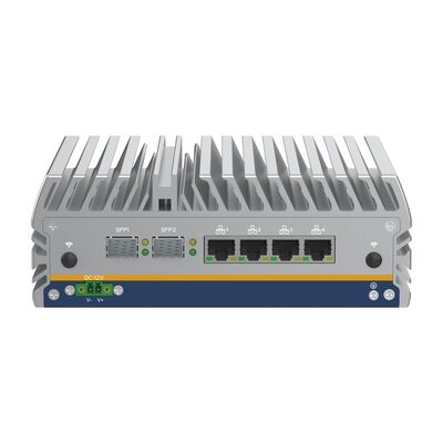 Harga yang pantas Industri Mini PC dengan 2 X SFP + Port dan Intel Core I5 1235U untuk lingkungan yang keras (-20 ° C hingga + 60 ° C) on line