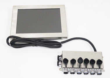 Panel Stainless Steel 15 Inch PC Kotak Breakout Menghubungkan IP65 Penuh Tahan Air