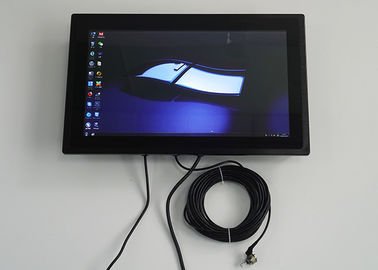 Harga yang pantas Monitor Sentuh Waterproof LCD 15,6 Inch Full IP67 1920 * 1080 Dengan 10m Kabel Dimmer on line