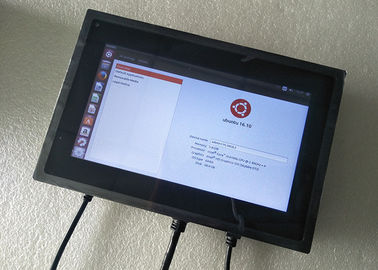 Input HDMI VGA Layar Monitor Layar Kecerahan Tinggi Kompatibel dengan Ubuntu 7 Inch