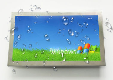 Harga yang pantas Panel Sentuh Industri Tanpa Kipas PC 21.5 '' Layar Lebar 1920 * 1080 IP65 Penuh Tahan Air on line