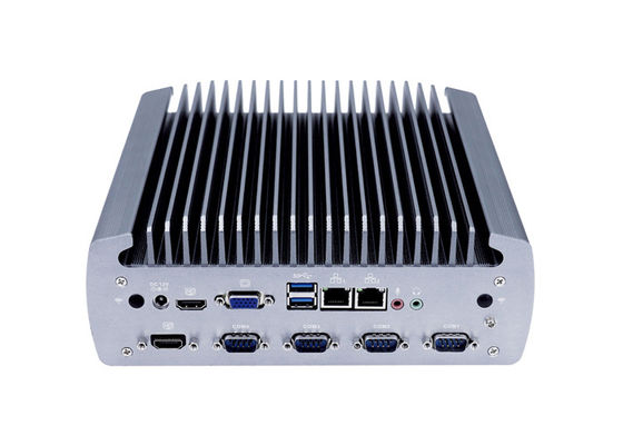 Harga yang pantas 20W Dual HDMI VGA Desktop Tanpa Kipas Mini Pc Intel Core i7 8700T on line