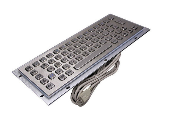 Harga yang pantas 65 Tombol PS2 Tahan Air IP65 Keyboard Industri Berkabel 5VDC on line