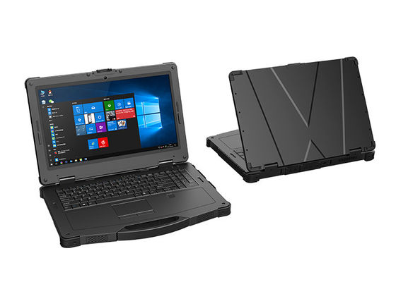 Harga yang pantas I5 I7 SPI IP65 Windows 10 Laptop Kasar 15,6 Inci 700cd/m2 on line