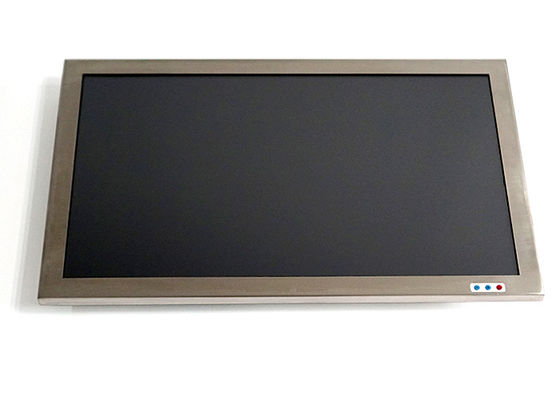 Harga yang pantas 45W SUS316 Enclosure Rugged Monitor 1000nits 5 Kabel Layar Sentuh Resistif on line