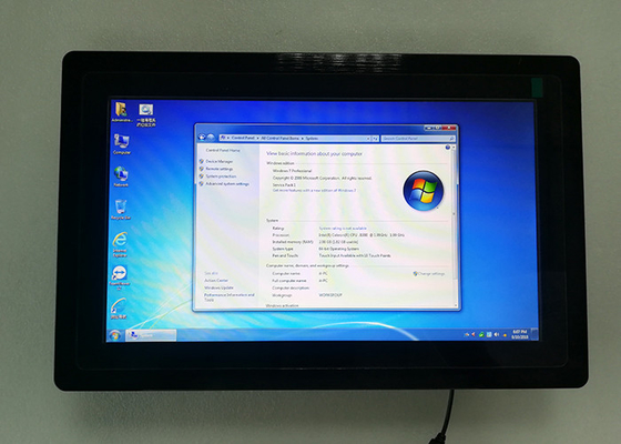 Harga yang pantas PC Panel Sentuh Industri AIO UPS 15,6 Inch 5 Kawat Layar Sentuh Resistif PC on line