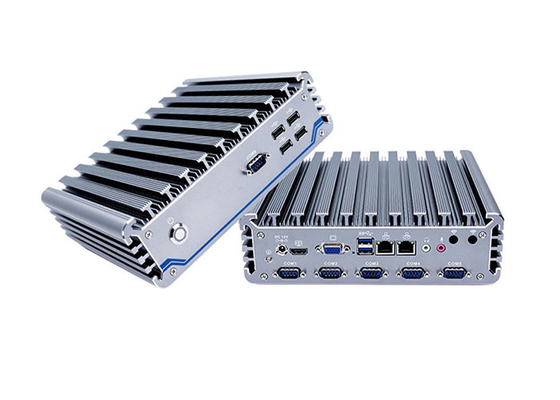 Harga yang pantas Paduan Aluminium Pc Industri Tanpa Kipas Dual Lan I7 8265u 16G Ram on line