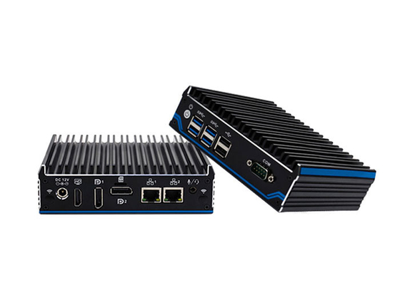 Harga yang pantas CCC 4096x2160 Mini Pc Tanpa Kipas Komputer Mini Industri Intel J4125 NUC on line