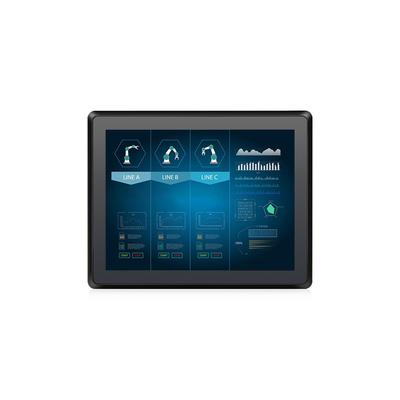 Harga yang pantas 1024x768 IP65 Monitor Sentuh Kapasitif Tahan Air 12-24V on line