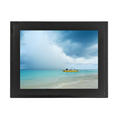 Harga yang pantas Monitor Sentuh Kapasitif Paduan Aluminium 1024 × 768px DC12V HDMI on line