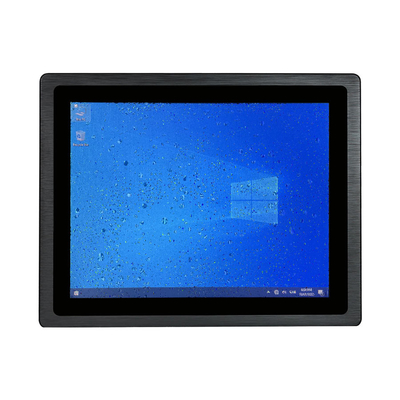 Monitor Kecerahan Tinggi 15 inci PC Panel Sentuh Tertanam Untuk Kios Tiket