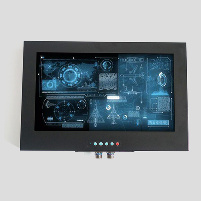 Layar LCD militer SS304 IP67 Waterproof 21.5INCH Industrial LCD Panel Monitor