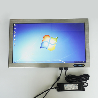 Player Dengan USB Stick Lcd Monitor Kecerahan Tinggi 1000 Nits Kaca Depan 3mm AF