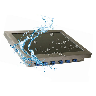 Panel Industri Pc Intel I3-3217U RAM 8G 256G SSD IP65 Tahan Air 24 Inci Resistif