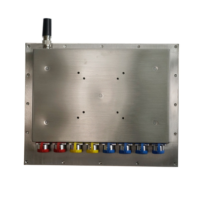 PC Panel Stainless Steel Layar Sentuh Dengan Resistif / Kapasitif Ethernet 128GB/256GB SSD